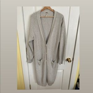 Free People Long Comfy Cadigan Size M